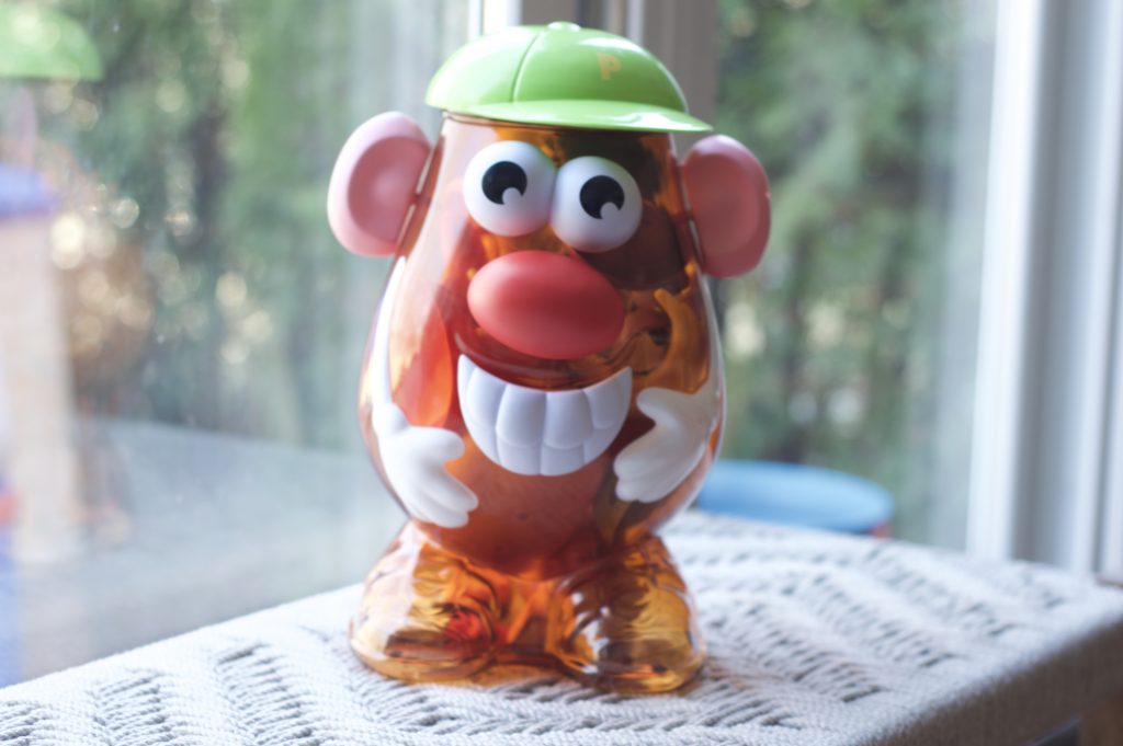 Super Spud toy for child with Global Apraxia