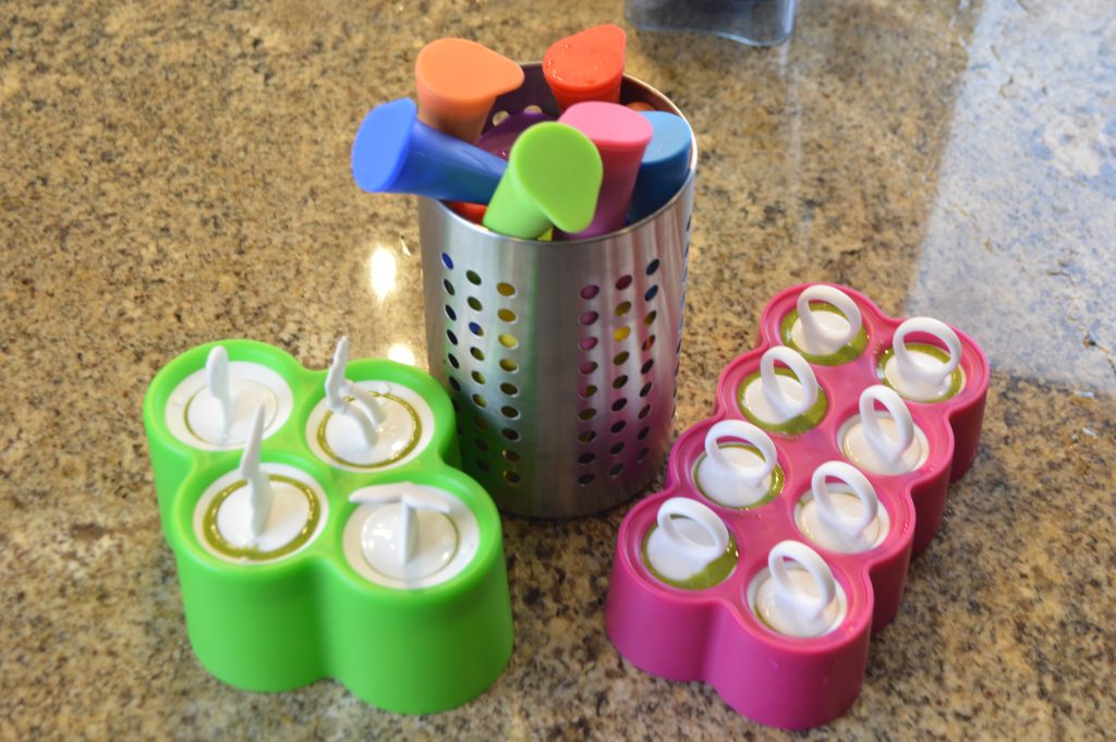 three different types of popsicle molds